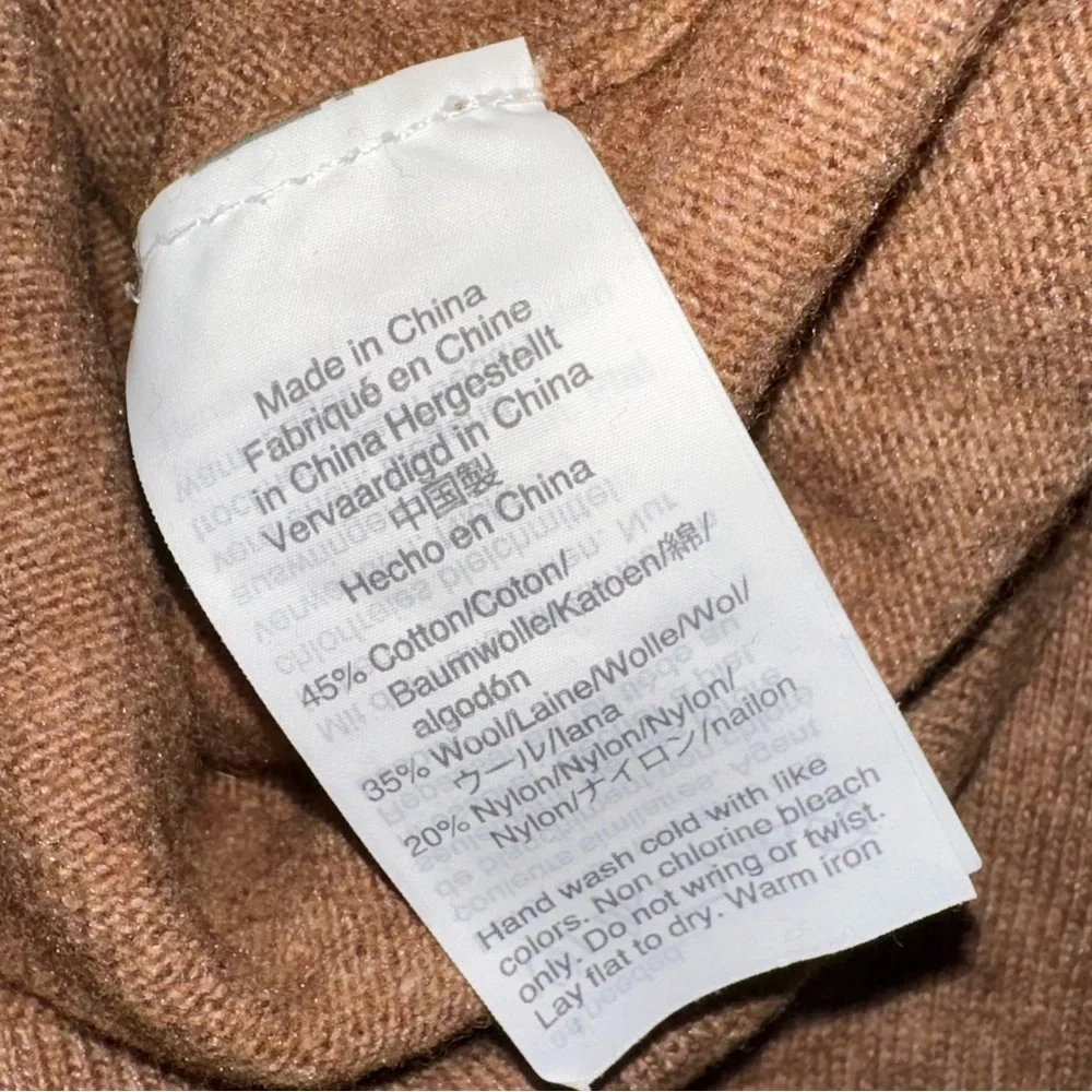 J. Crew Brown Crew Neck Sweater Classic Knit